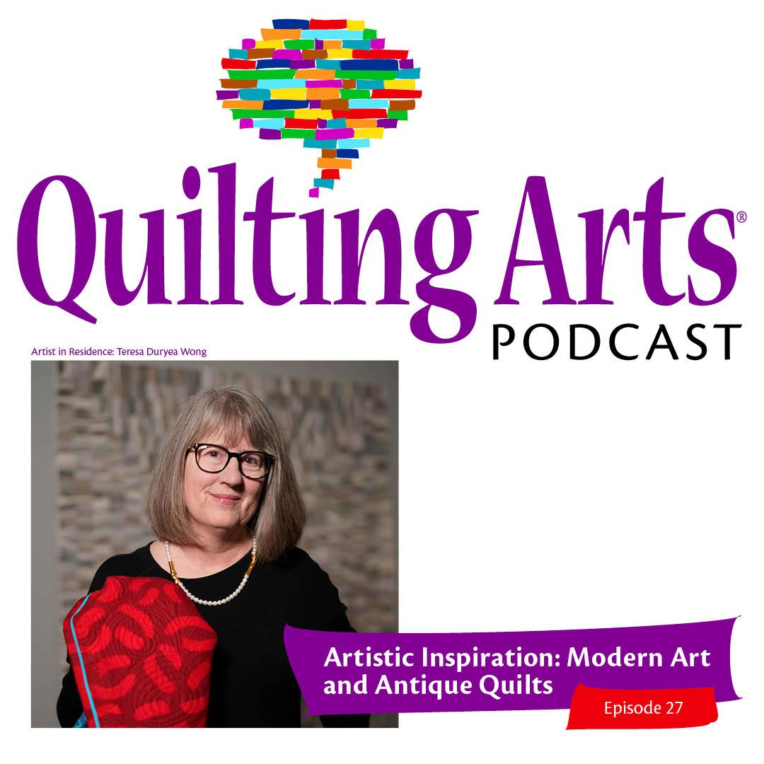 Guest on Quilting Arts Podcast